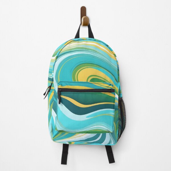 Item preview, Groovy Liquid Pastel Swirls Abstract Lines Pattern Modern Retro Art 4 of 4 designed and sold by Beachy.