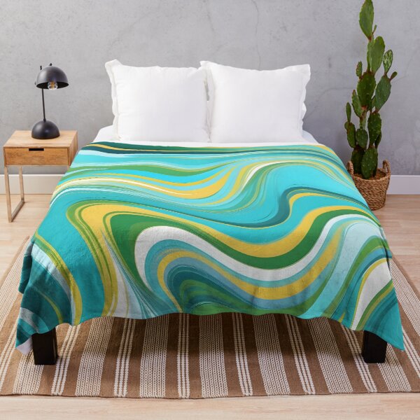 Item preview, Groovy Liquid Pastel Swirls Abstract Lines Pattern Modern Retro Art 4 of 4 designed and sold by Beachy.