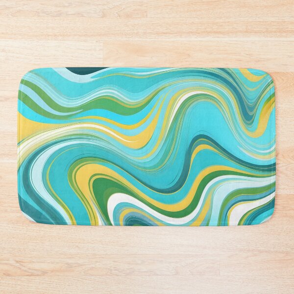 Item preview, Groovy Liquid Pastel Swirls Abstract Lines Pattern Modern Retro Art 4 of 4 designed and sold by Beachy.