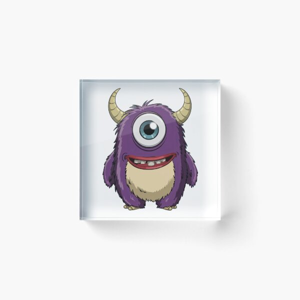 Item preview, Funny Cyclop Alien-looking Monster designed and sold by pinkycherry.