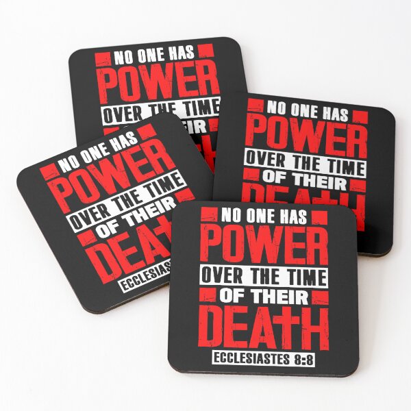 Item preview, Ecclesiastes 8:8 Time Of Their Death designed and sold by plushism.
