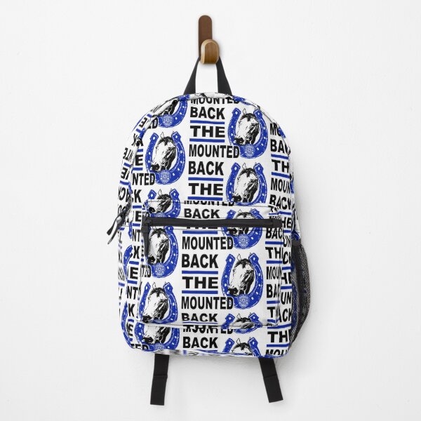 Item preview, Back The Mounted Patrol; Police Horse; designed and sold by StickerApe.