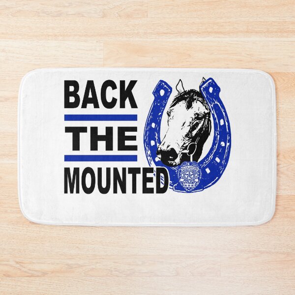 Item preview, Back The Mounted Patrol; Police Horse; designed and sold by StickerApe.