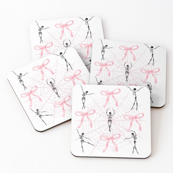 Item preview, Ballerina Skeleton Pink Ribbon Coquette Funny Halloween Ballet Lover  designed and sold by thebest-2studio.