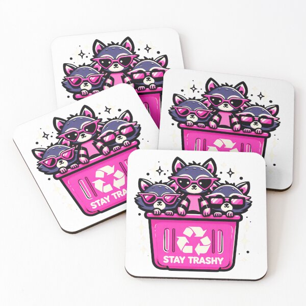 Item preview, Stay Trashy Raccoons - Cool & Sassy designed and sold by Anniebuh.