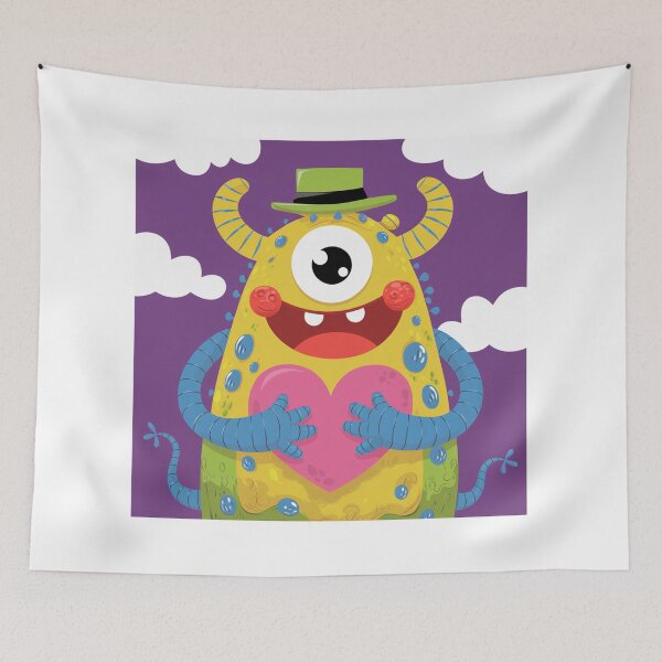 Item preview, Love Funny Colorful Alien-looking Monster designed and sold by pinkycherry.