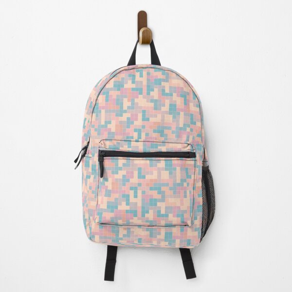Item preview, Lisboa Sunset Tetris Jumble designed and sold by TheGlitchStitch.