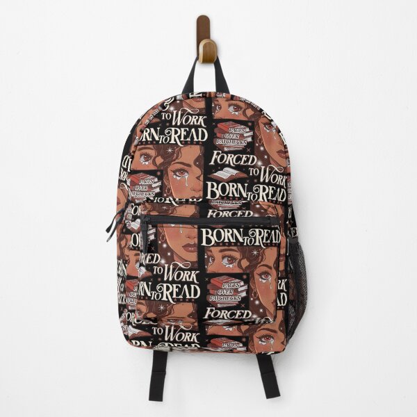 Item preview, Born To Read Forced To Work Retro Bookish Black Girl designed and sold by LoveMingle.