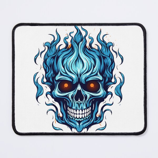 Item preview, Blue Burning Head designed and sold by Mrblue11.