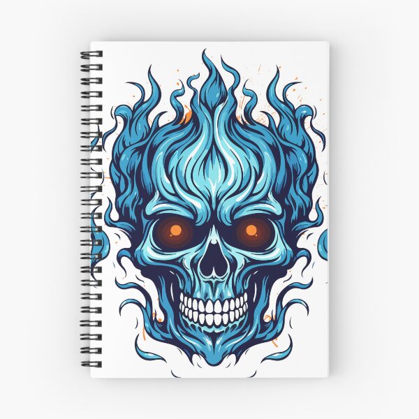 Item preview, Blue Burning Head designed and sold by Mrblue11.
