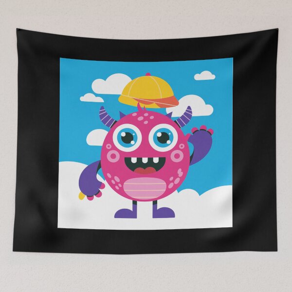Item preview, Cute Funny Alien-looking Monster designed and sold by pinkycherry.