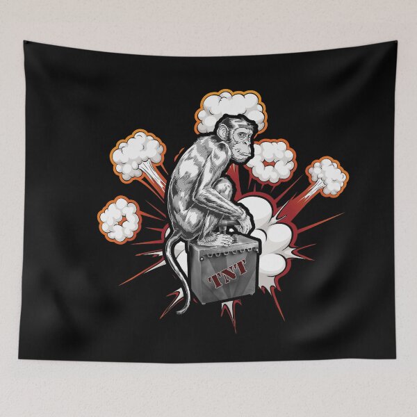 Item preview, Monkey Mayhem designed and sold by NickTaroDesign.