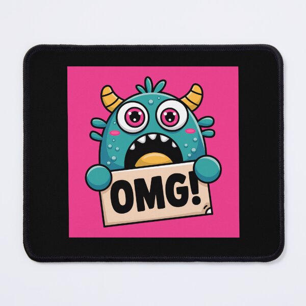 Item preview, Cute OMG Funny Alien-looking Monster designed and sold by pinkycherry.