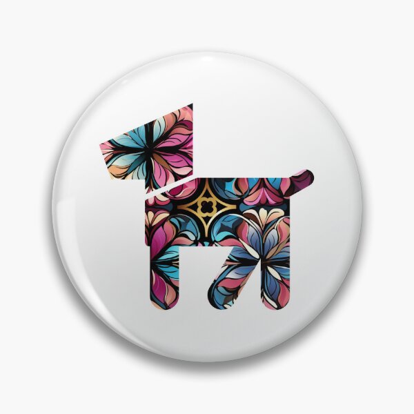 Item preview, Geometric Motif Love Friendship Attachment Dog designed and sold by G-M-Designs.