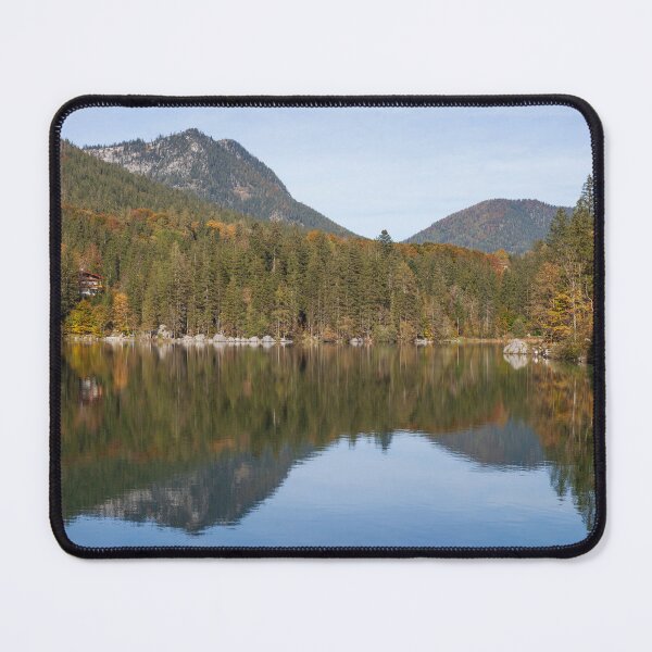 Item preview, Mountains with forest and trees at Hintersee in autumn, Ramsau, Berchtesgaden designed and sold by Torsten  Krüger.
