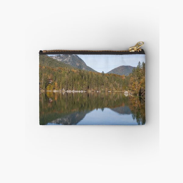 Item preview, Mountains with forest and trees at Hintersee in autumn, Ramsau, Berchtesgaden designed and sold by Torsten  Krüger.