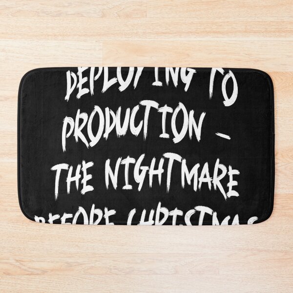 Item preview, Deploying to Production - The Nightmare Before Christmas designed and sold by Code  Monkeys.