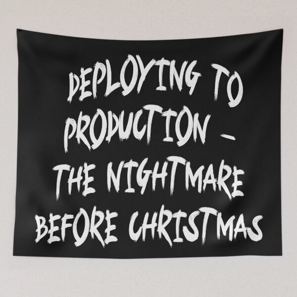 Item preview, Deploying to Production - The Nightmare Before Christmas designed and sold by Code  Monkeys.