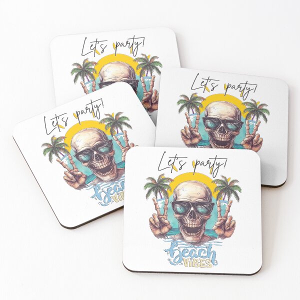 Item preview, Skull Beach Vibes designed and sold by SkullTroops.