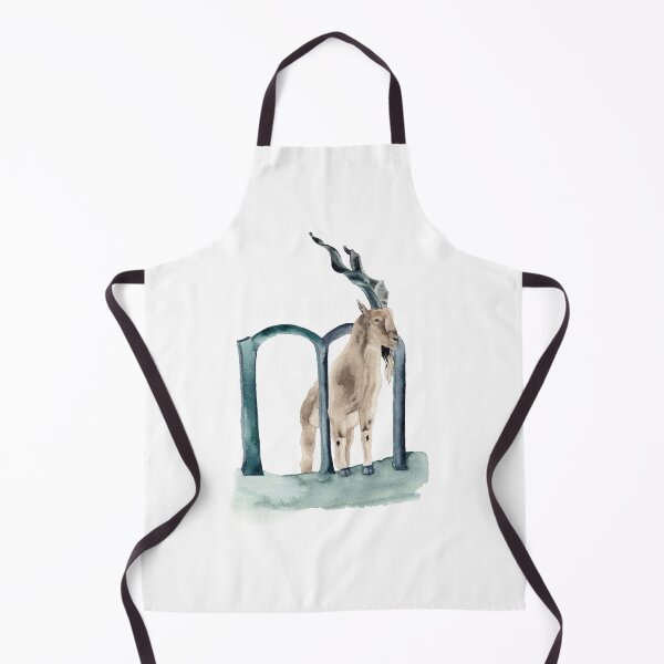 Item preview, m is for markhor, rare species animal alphabet letter designed and sold by ChaseWilderness.