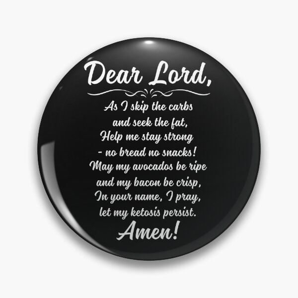 Item preview,  Funny Keto Prayer Low Carb Diet Enthusiasts Funny Keto designed and sold by Anniko Art Studio.
