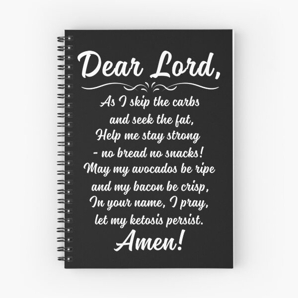 Item preview,  Funny Keto Prayer Low Carb Diet Enthusiasts Funny Keto designed and sold by Anniko Art Studio.