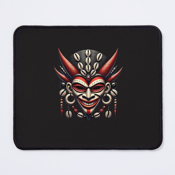 Item preview, Eshu Mask,, Nigerian Tribal art, African artwork, Tribal artwork, African mask, African Digital art designed and sold by Afrocarribe.