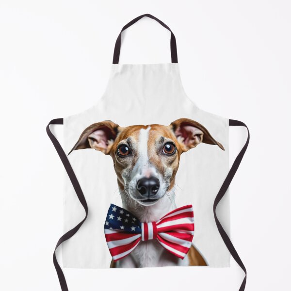 Item preview, Funny cool Italian Greyhound dog wearing a USA flag bow tie designed and sold by LazyOwlStore.