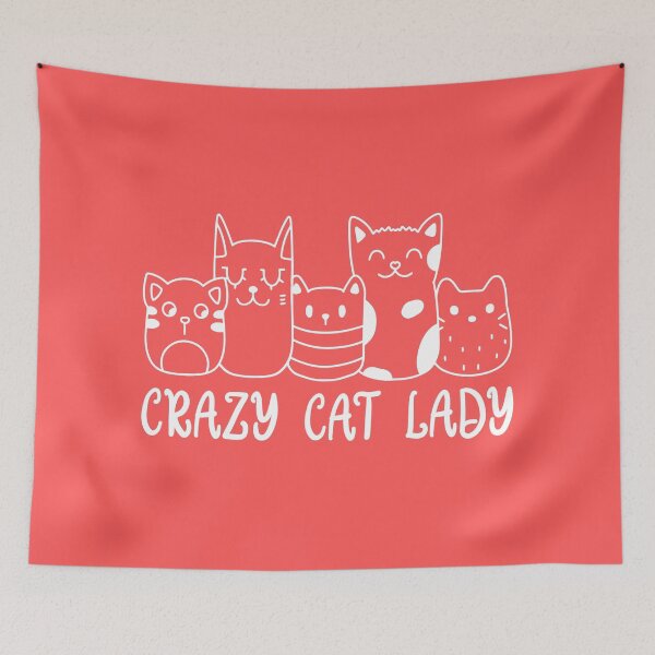 Item preview, Crazy Cat Lady designed and sold by Jeallan Designs.