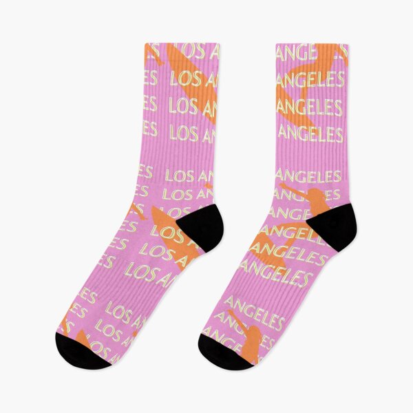 Item preview, Los Angeles Travel Art, California, Travel Art, Surf Lovers, Pink designed and sold by Magic Love Art Print.