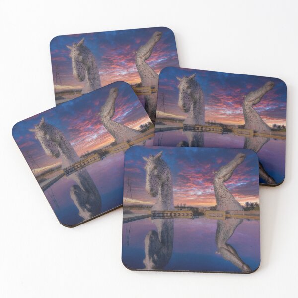 Item preview,  The Kelpies at sunset , the Helix , Falkirk , Scotland designed and sold by Photogold Photo Gifts.