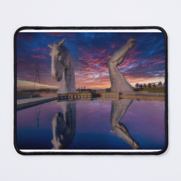 Item preview, The Kelpies at sunset , the Helix , Falkirk , Scotland designed and sold by Photogold Photo Gifts.