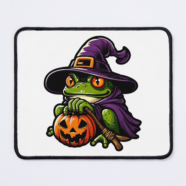 Item preview, Scary Halloween Frog Toad Witch Hat Costume Spooky Season designed and sold by Artistoos.