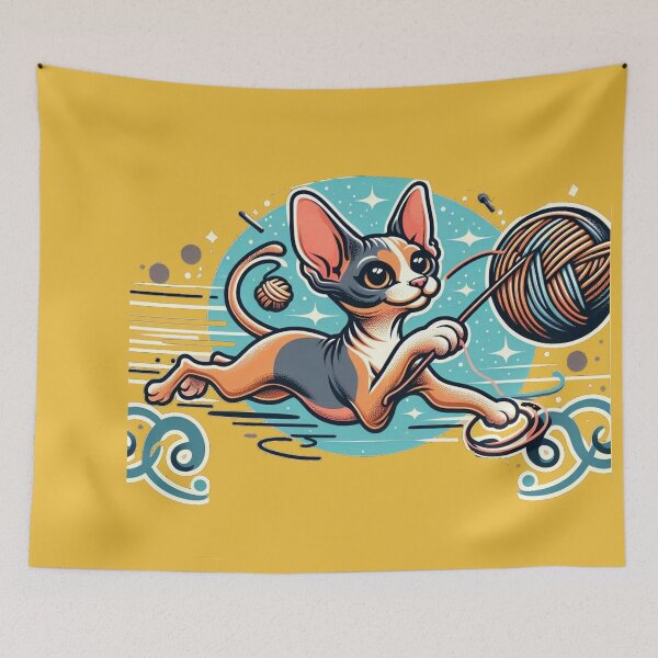 Item preview, Playful Spirit: The Devon Rex designed and sold by communedesigns.