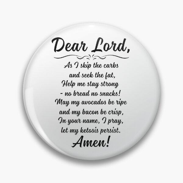Item preview, Funny Keto Prayer Low Carb Diet Enthusiasts Funny Keto designed and sold by Anniko Art Studio.