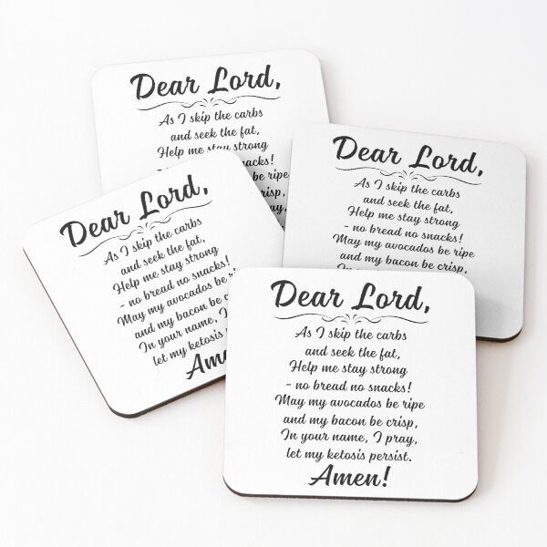 Item preview, Funny Keto Prayer Low Carb Diet Enthusiasts Funny Keto designed and sold by Anniko Art Studio.