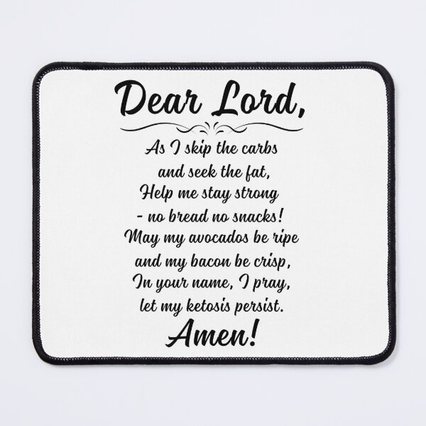 Item preview, Funny Keto Prayer Low Carb Diet Enthusiasts Funny Keto designed and sold by Anniko Art Studio.