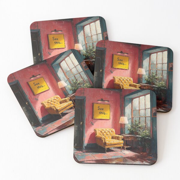 Item preview, Stay positive and be optimistic "See this..." Living room by the window designed and sold by Tem‑Tip of pen.