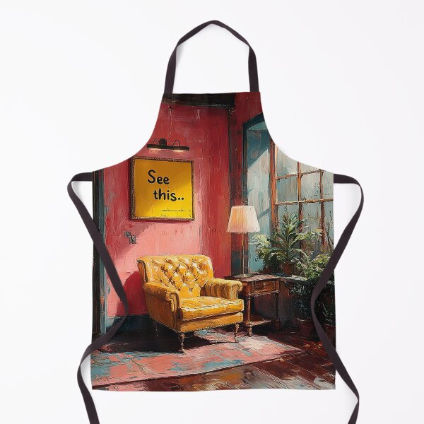 Item preview, Stay positive and be optimistic "See this..." Living room by the window designed and sold by Tem‑Tip of pen.