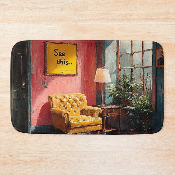 Item preview, Stay positive and be optimistic "See this..." Living room by the window designed and sold by Tem‑Tip of pen.