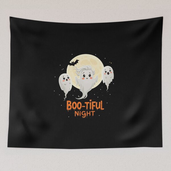 Item preview, Boo-tiful Night Halloween T-Shirt designed and sold by Diwakar-Designs.