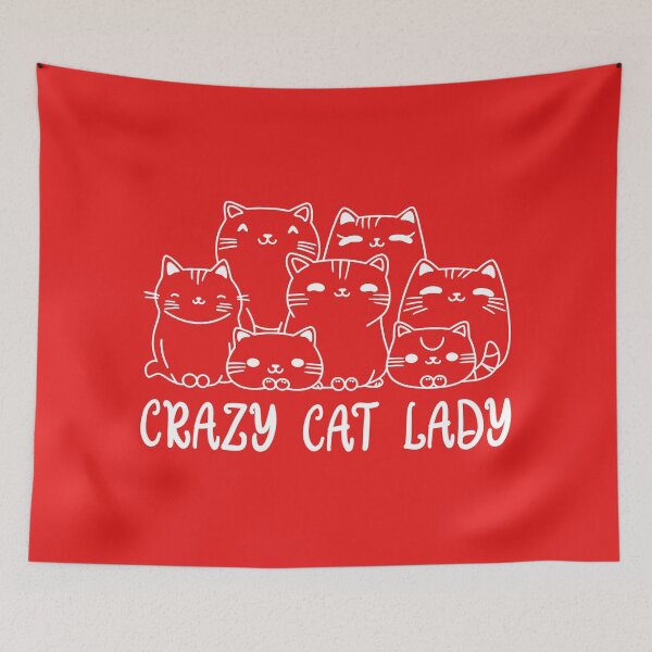 Item preview, Cute Crazy Cat Lady designed and sold by Jeallan Designs.