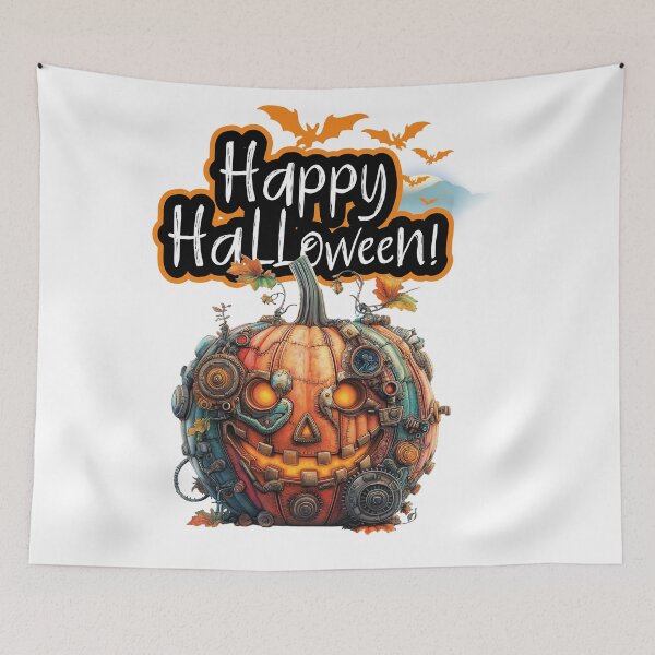 Item preview, Happy Halloween Steampunk Pumpkin designed and sold by JohanSD.