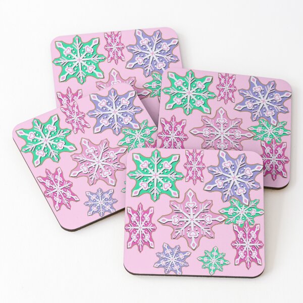 Item preview, Cute Hand Drawn Iced Gingerbread Snowflake Cookies designed and sold by Victoria Rose.