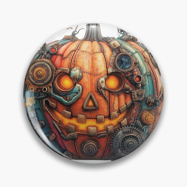 Item preview, Happy Halloween Steampunk Pumpkin designed and sold by JohanSD.