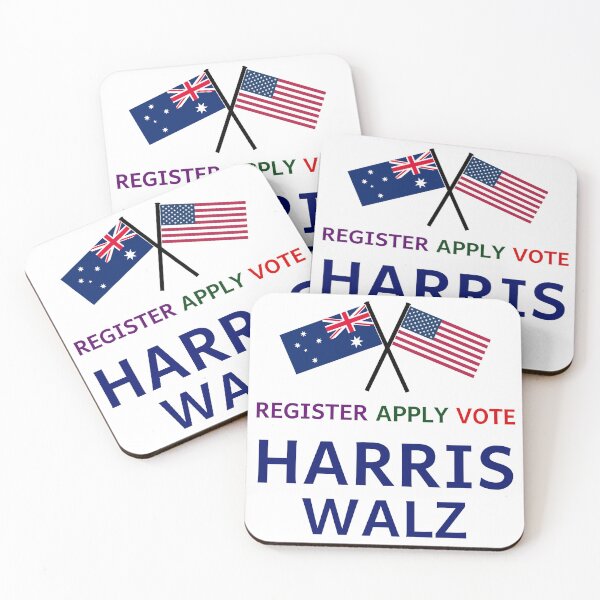 Item preview, Register Apply Vote HARRIS WALZ designed and sold by VK2YJS.