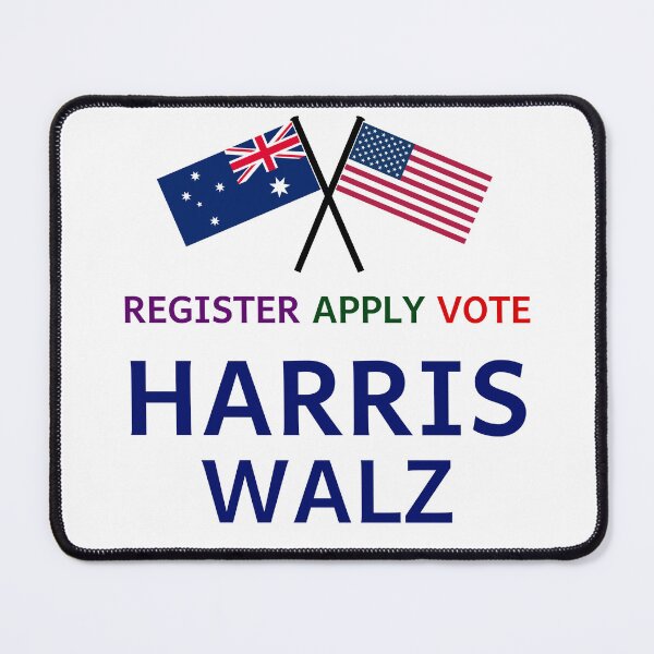 Item preview, Register Apply Vote HARRIS WALZ designed and sold by VK2YJS.