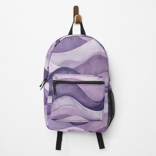 Item preview, lavender watercolor / purple waves / purple lines, stripes designed and sold by Krasnovaovaova.