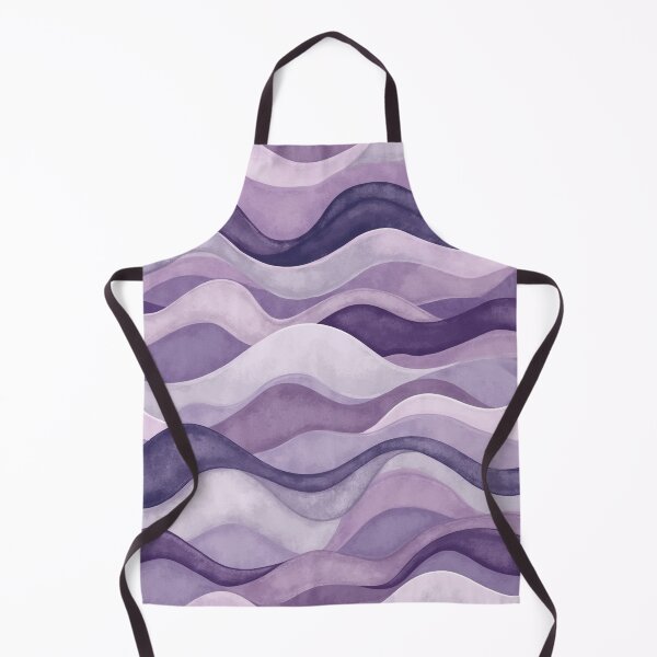 Item preview, lavender watercolor / purple waves / purple lines, stripes designed and sold by Krasnovaovaova.