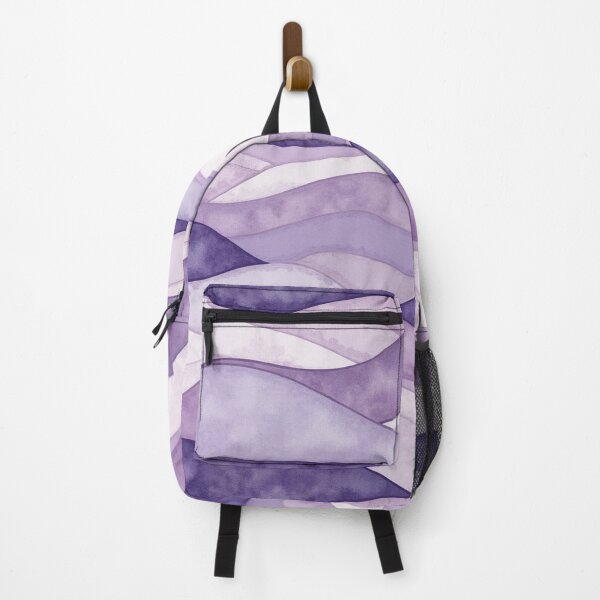 Item preview, lavender watercolor / purple waves / purple lines, stripes designed and sold by Krasnovaovaova.